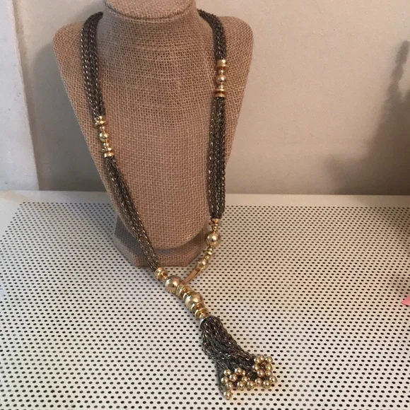 stella dot bianca tassle necklace - Picture 7 of 7